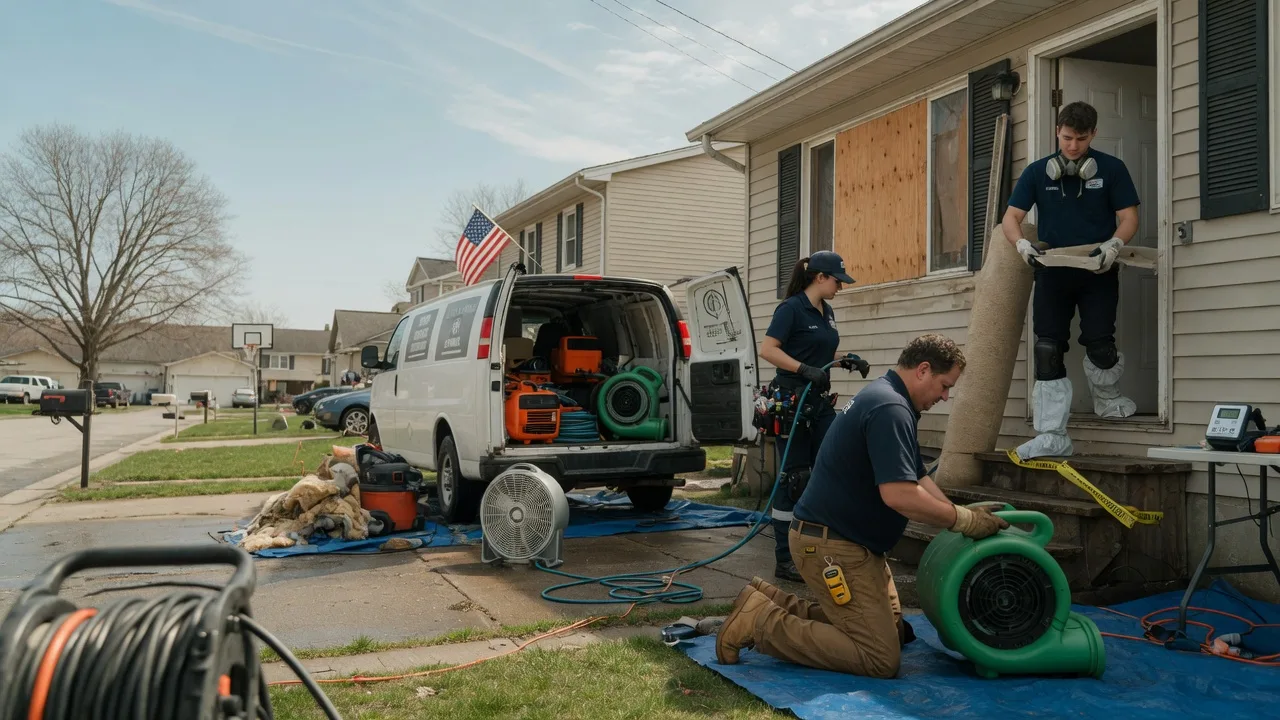 Water Damage Restoration in Tipton, KS near me
